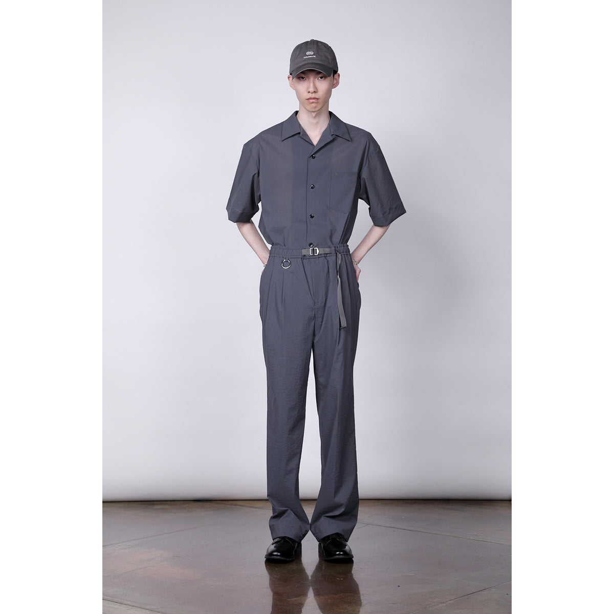 QUINN / Wide Tailored Pants / gray – th products