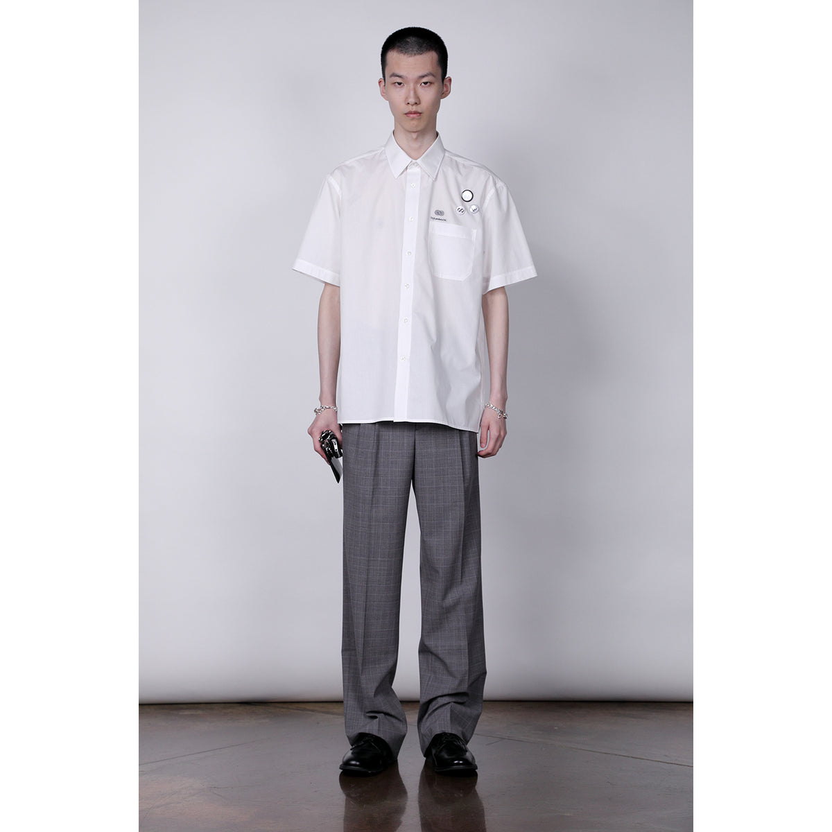 Graphic Print S/S Shirt / white – th products