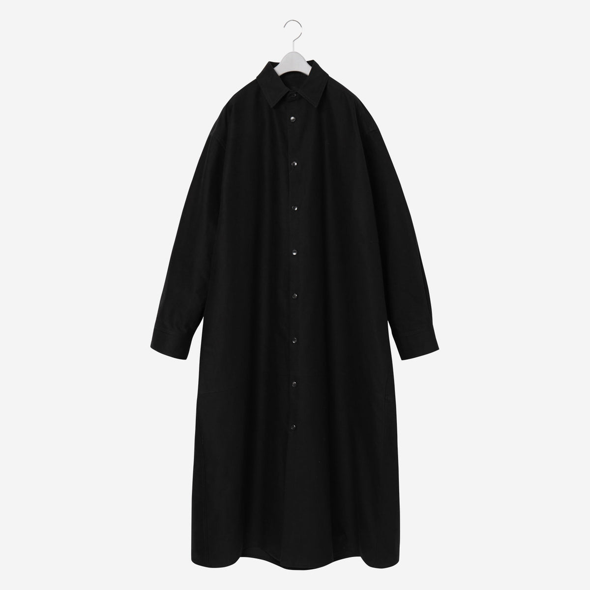 Long Shirt Coat / black – th products