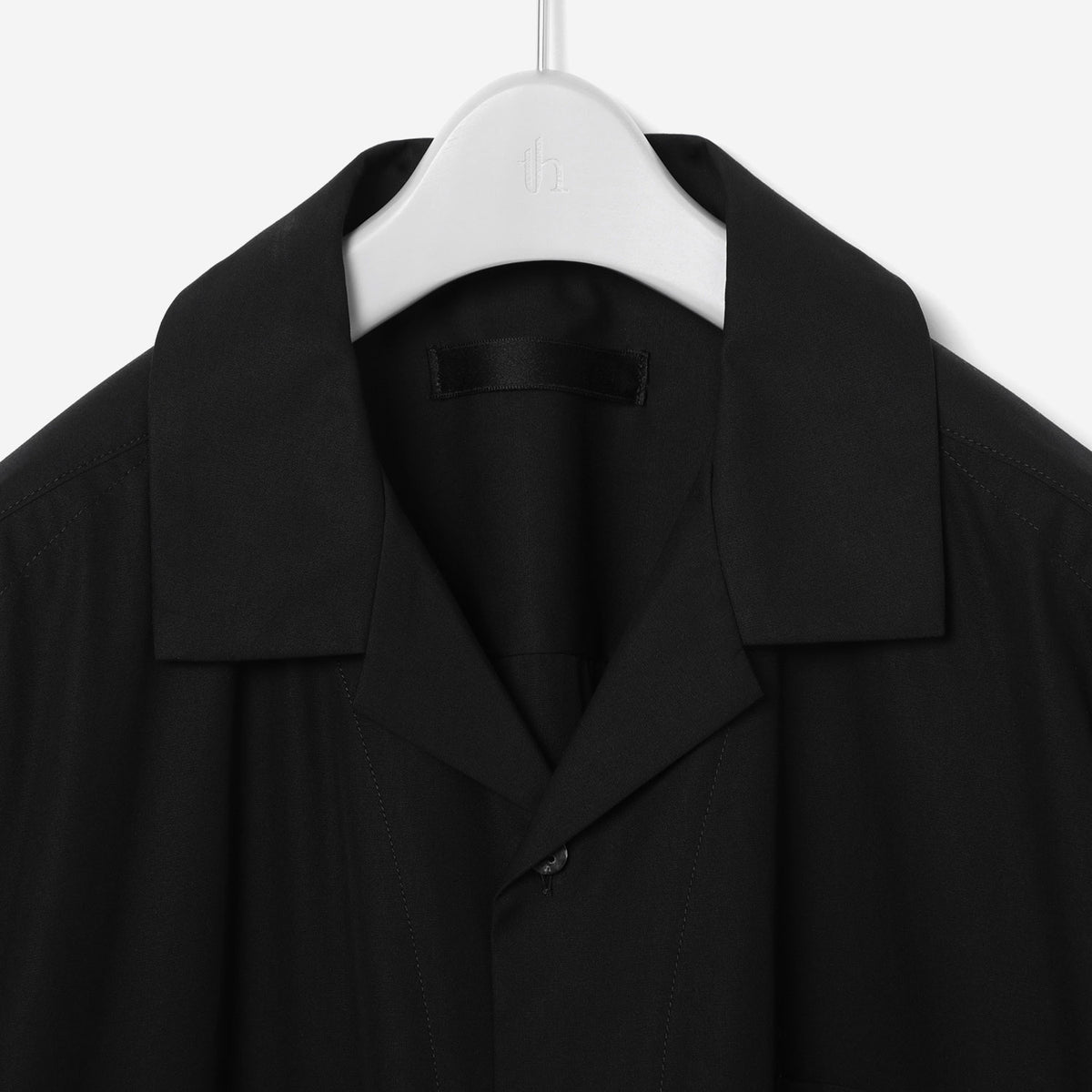 Long Shirt Coat / black