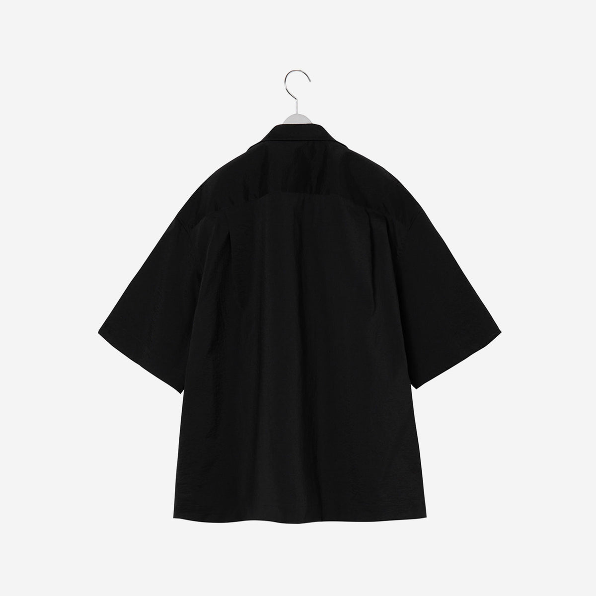 Open collar Shirt / black