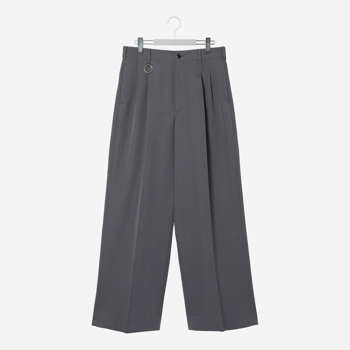 OSCAR / Super Semi-Wide Tailored Pants / gray – th products