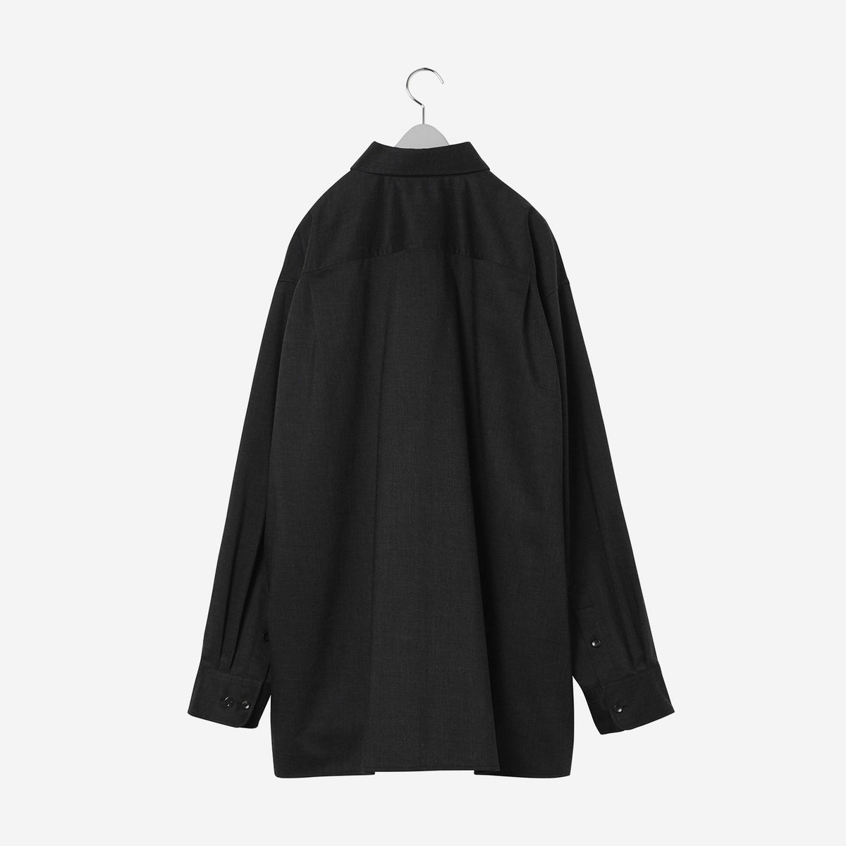 ハルノブムラタ LIGHTWEIGHT WOOL OVERSIZED SHIRT-