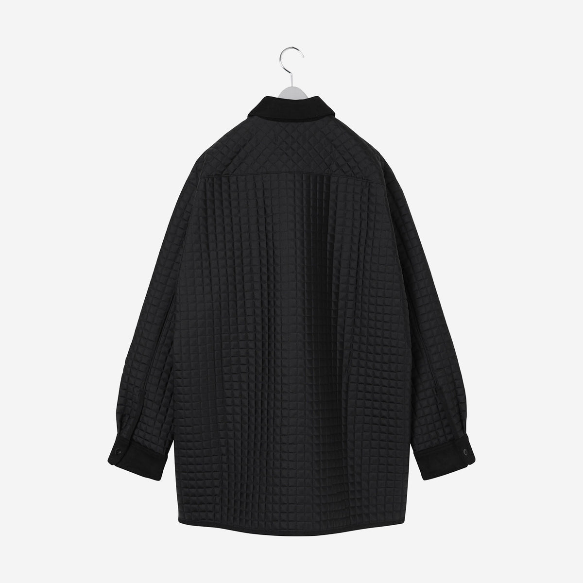 Oversized Quilt Shirt / black – th products