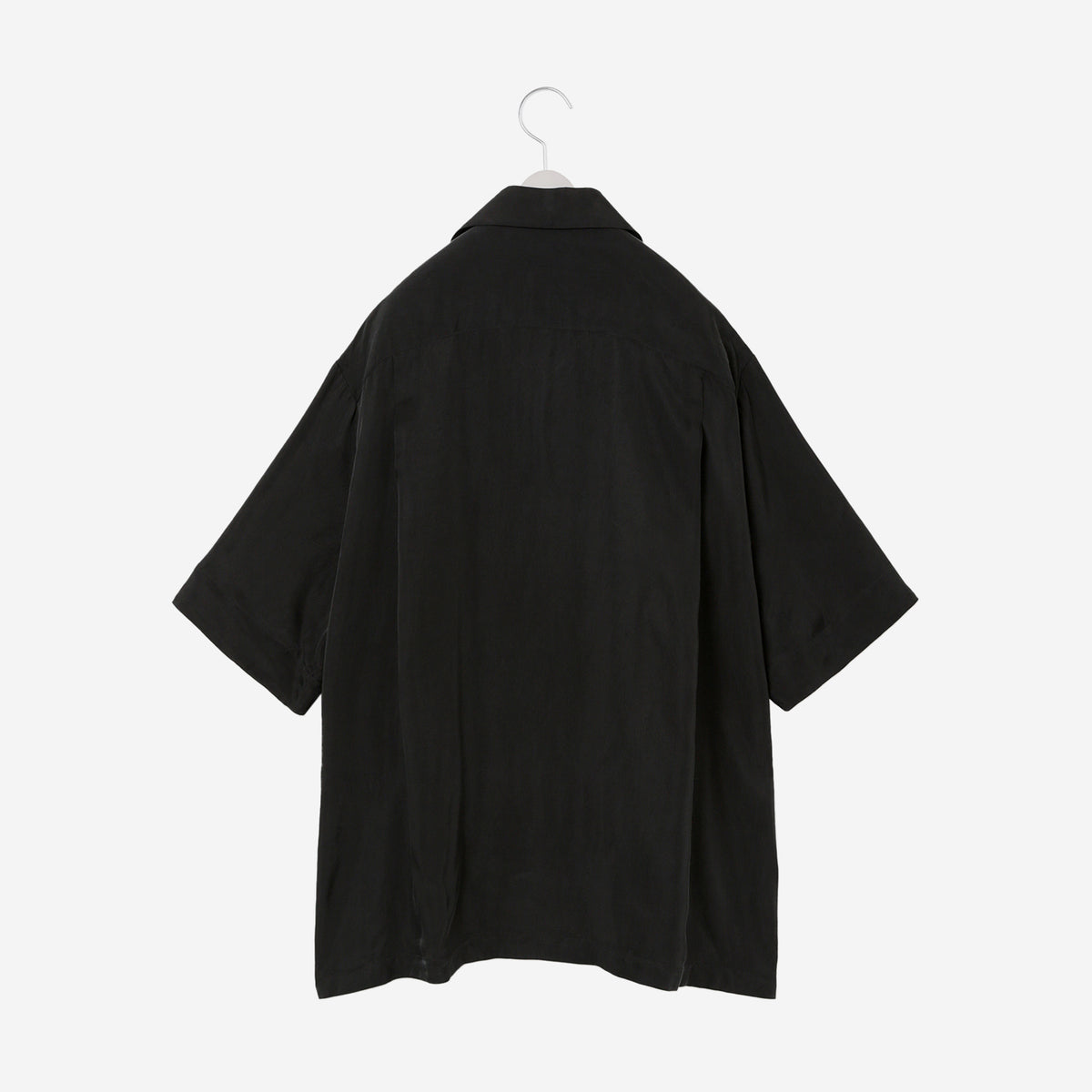 Bowling collar Half Sleeve Shirt (MID) / black th products