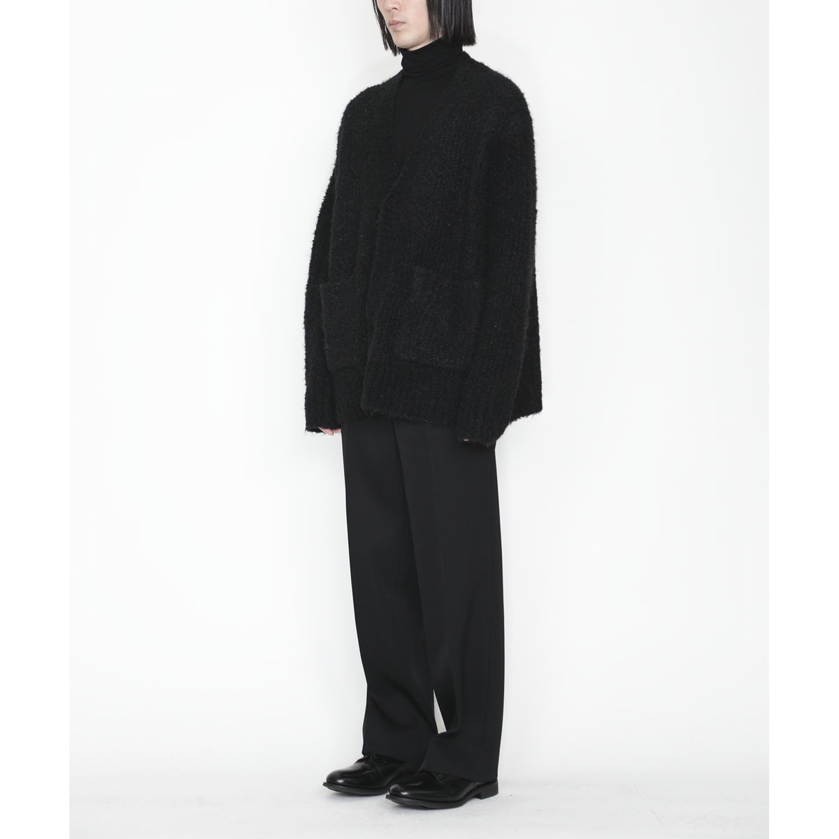 Inflated Cardigan / black – th products