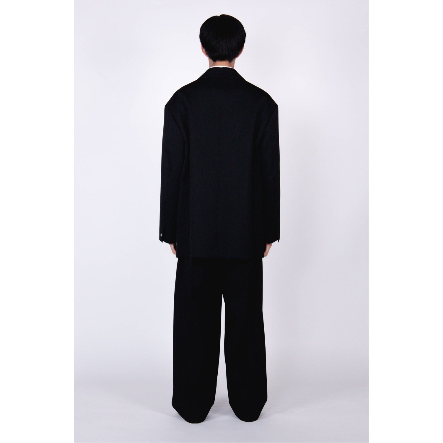 Oversized Double Breasted Jacket / black – th products