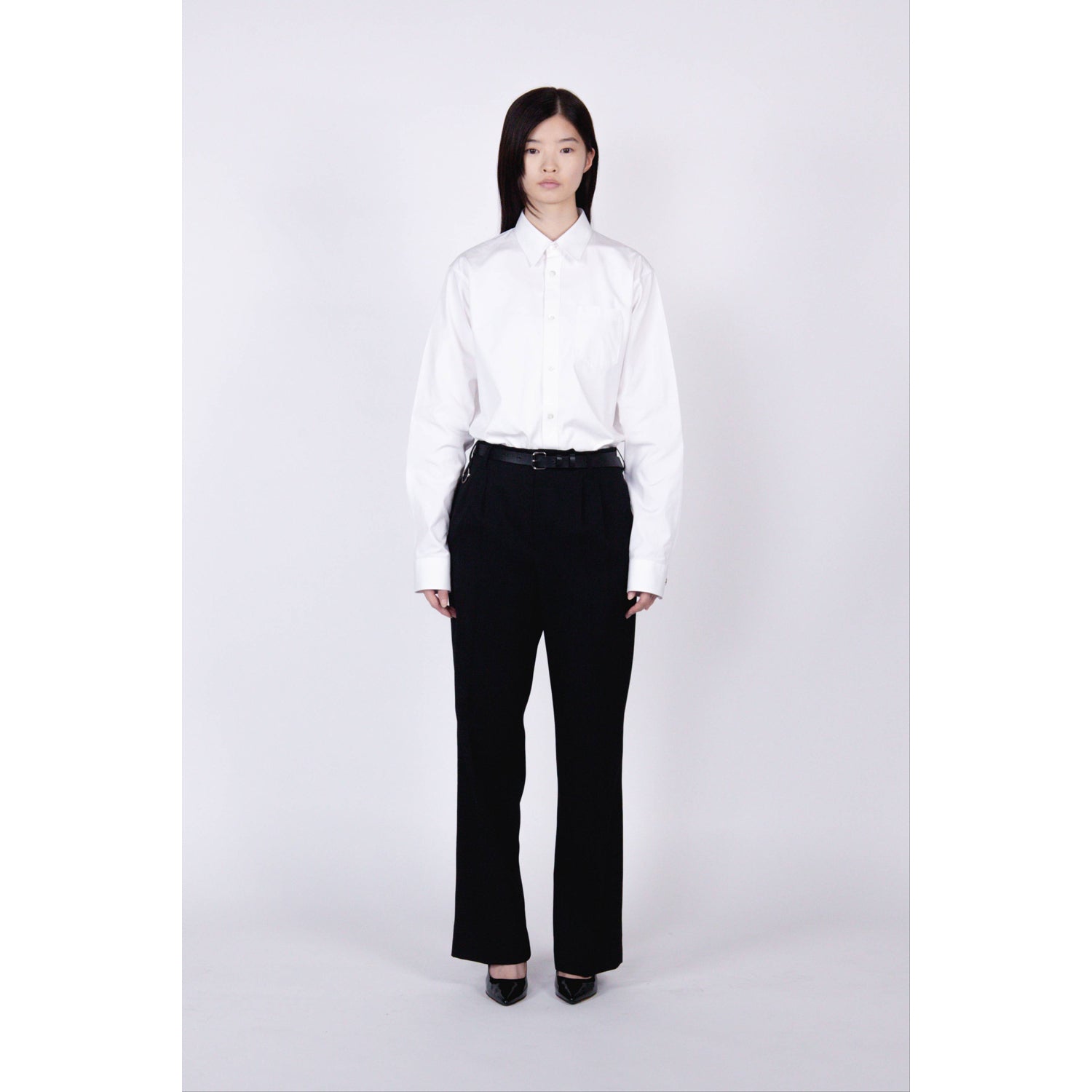 QUINN / Wide Tailored Pants / black – th products