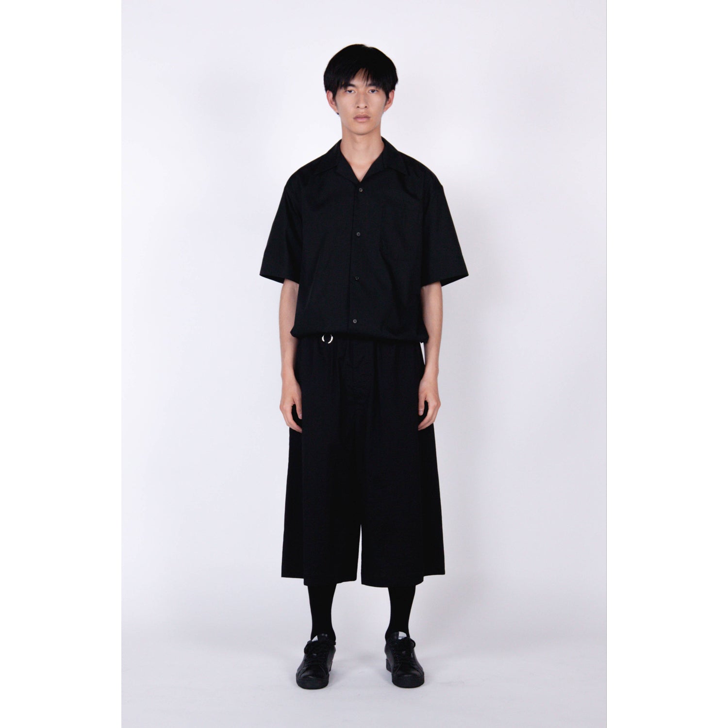 Open Collar Shirt (MID) / white – th products