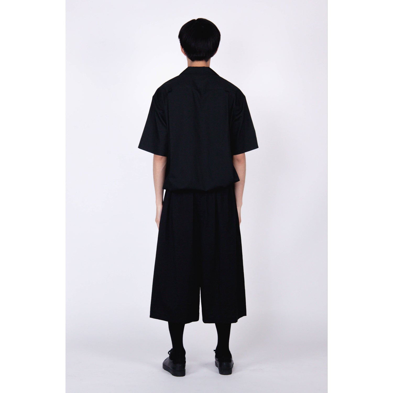 Open Collar Shirt (MID) / white – th products