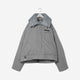 Double Collar Down Jacket / gray