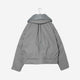 Double Collar Down Jacket / gray