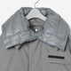 Double Collar Down Jacket / gray