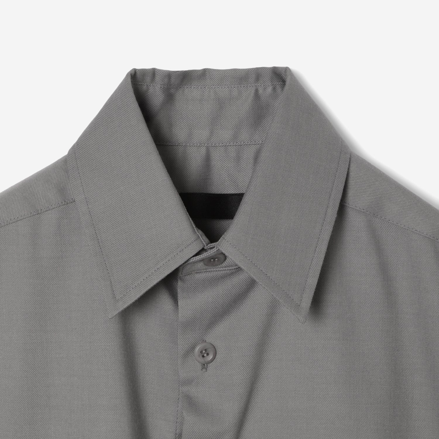Technical Wool Oversized Shirt / gray – th products