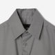 Technical Wool Oversized Shirt / gray
