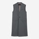 Sleeveless Coat / gray