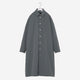Padded Long Shirt Coat / gray