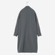 Padded Long Shirt Coat / gray