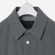 Padded Long Shirt Coat / gray