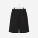 HENRI / Super Wide Tailored Shorts / black