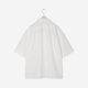 Midsize S/S Zip Shirt / white