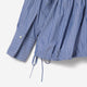 Gathered Shirt / blue stripe