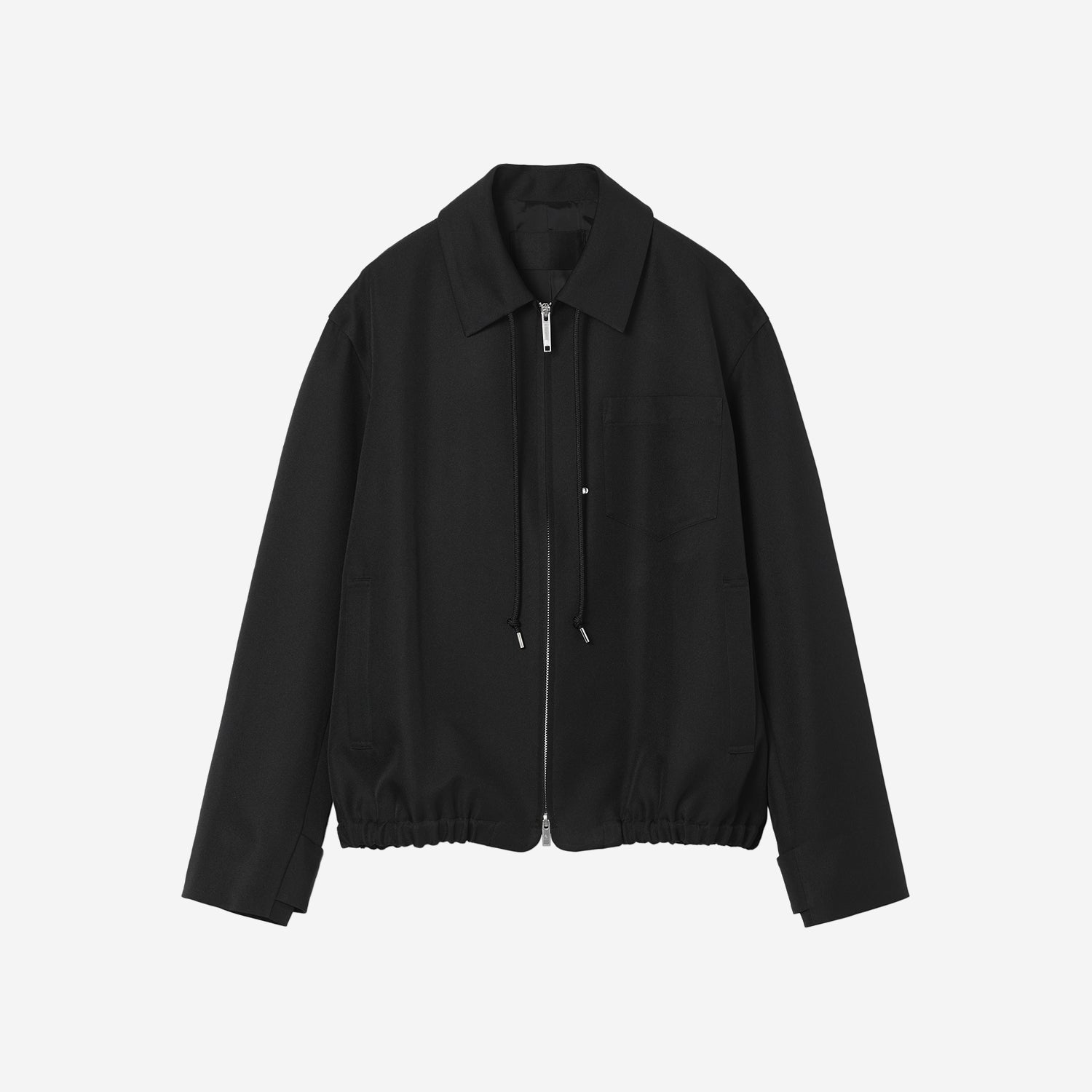 Drawstring Blouson / black