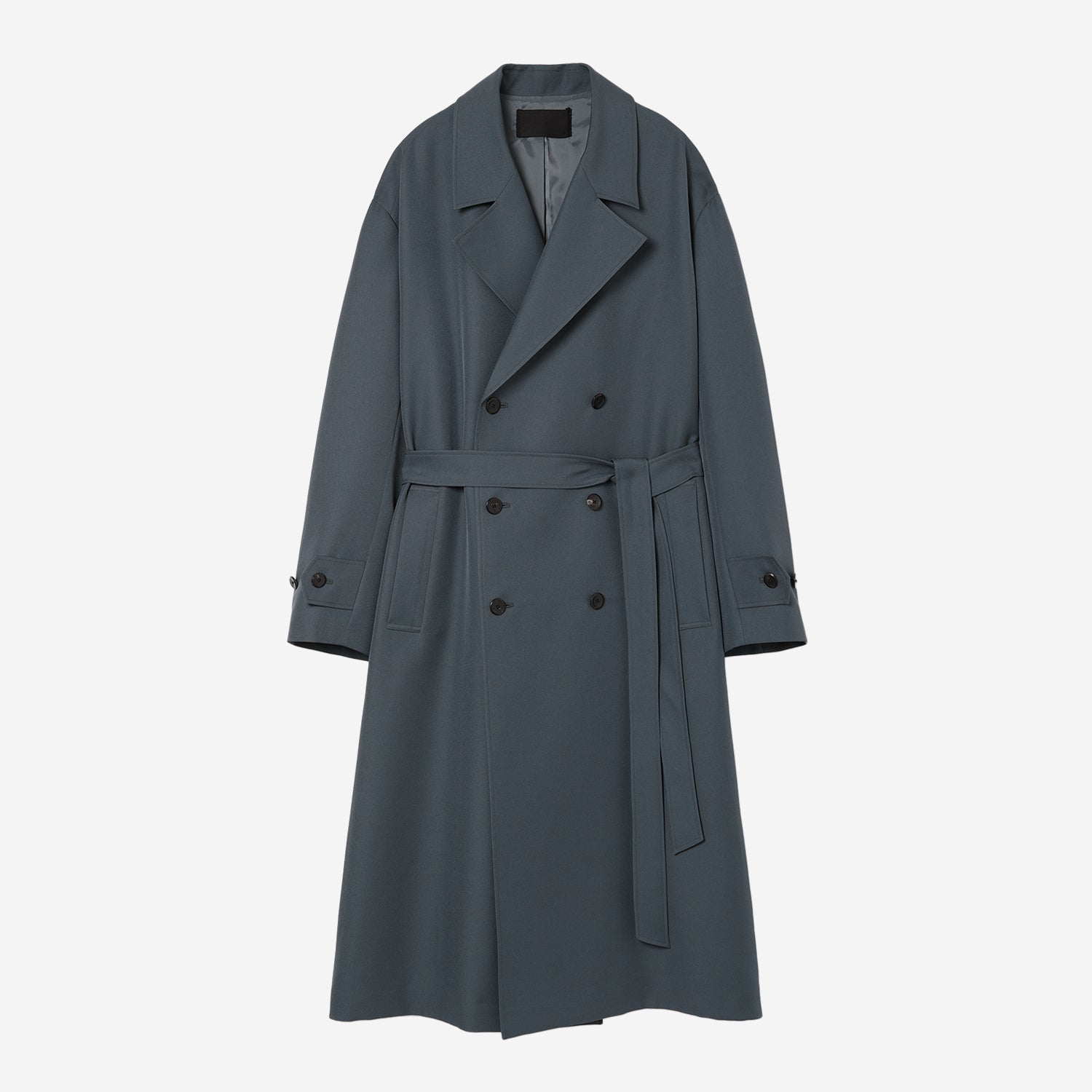 Wide Trench Coat / gray