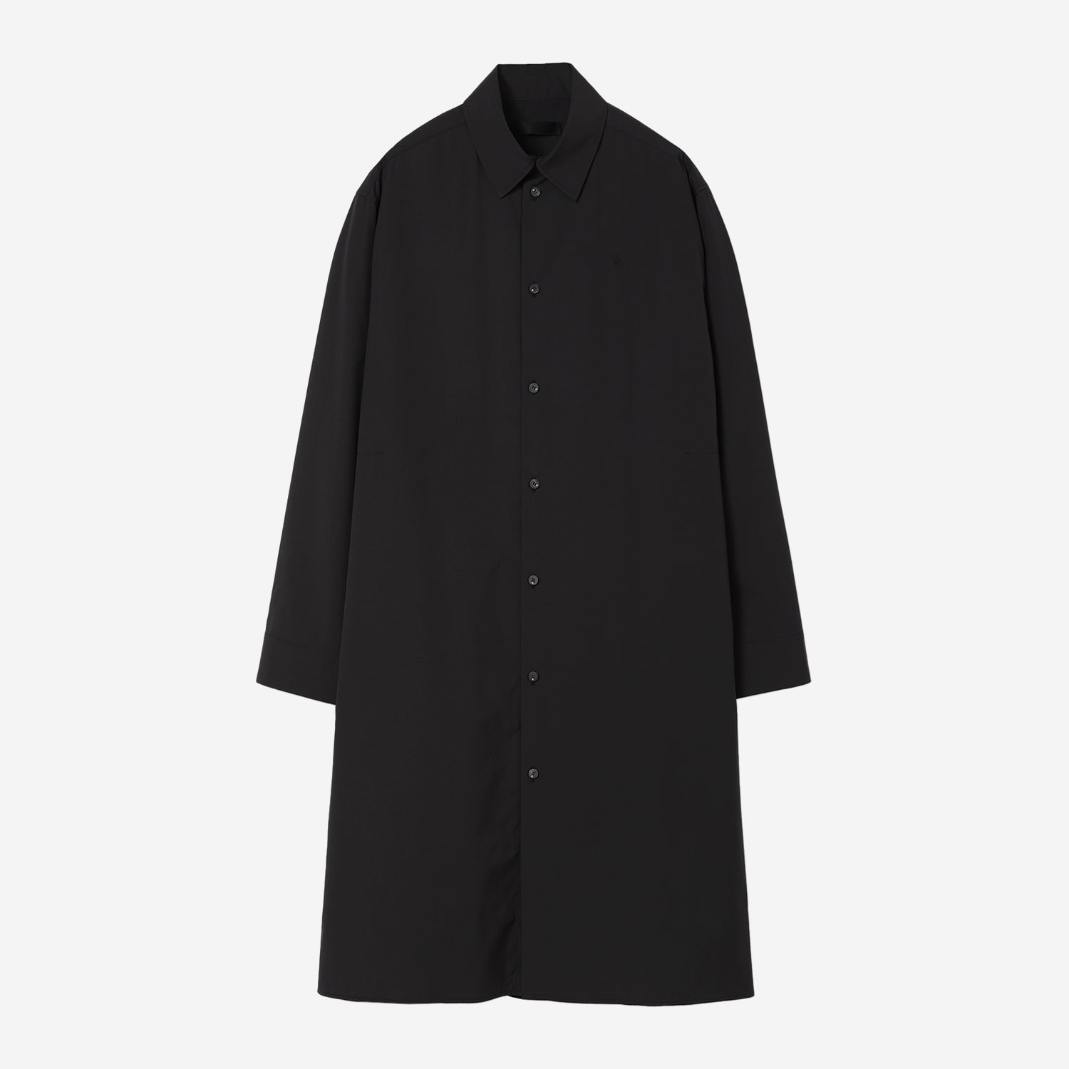 RAY / Midsize Long Shirt Coat / black