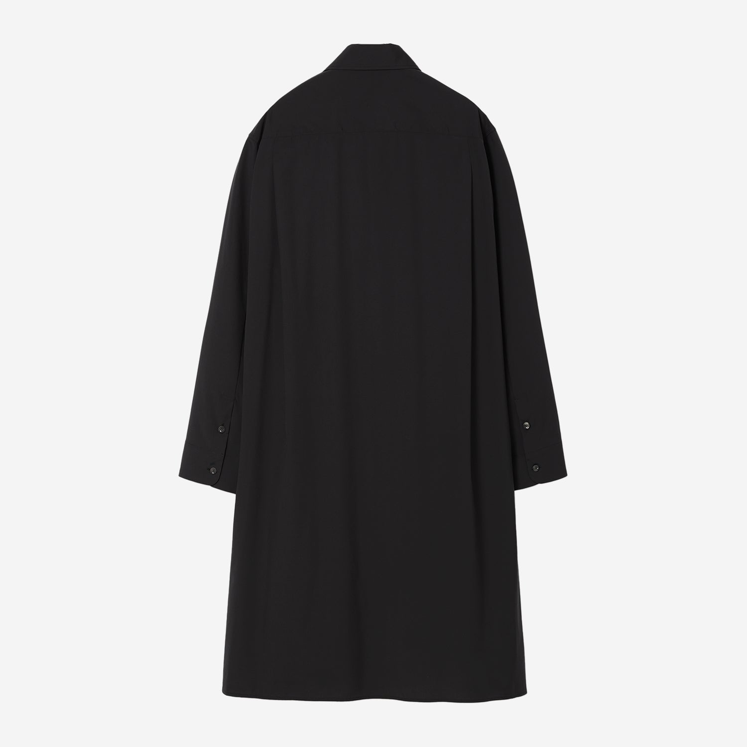 RAY / Midsize Long Shirt Coat / black