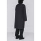 RAY / Midsize Long Shirt Coat / black