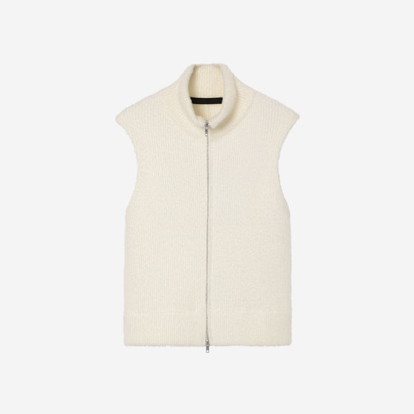 Mole Knit Vest / white