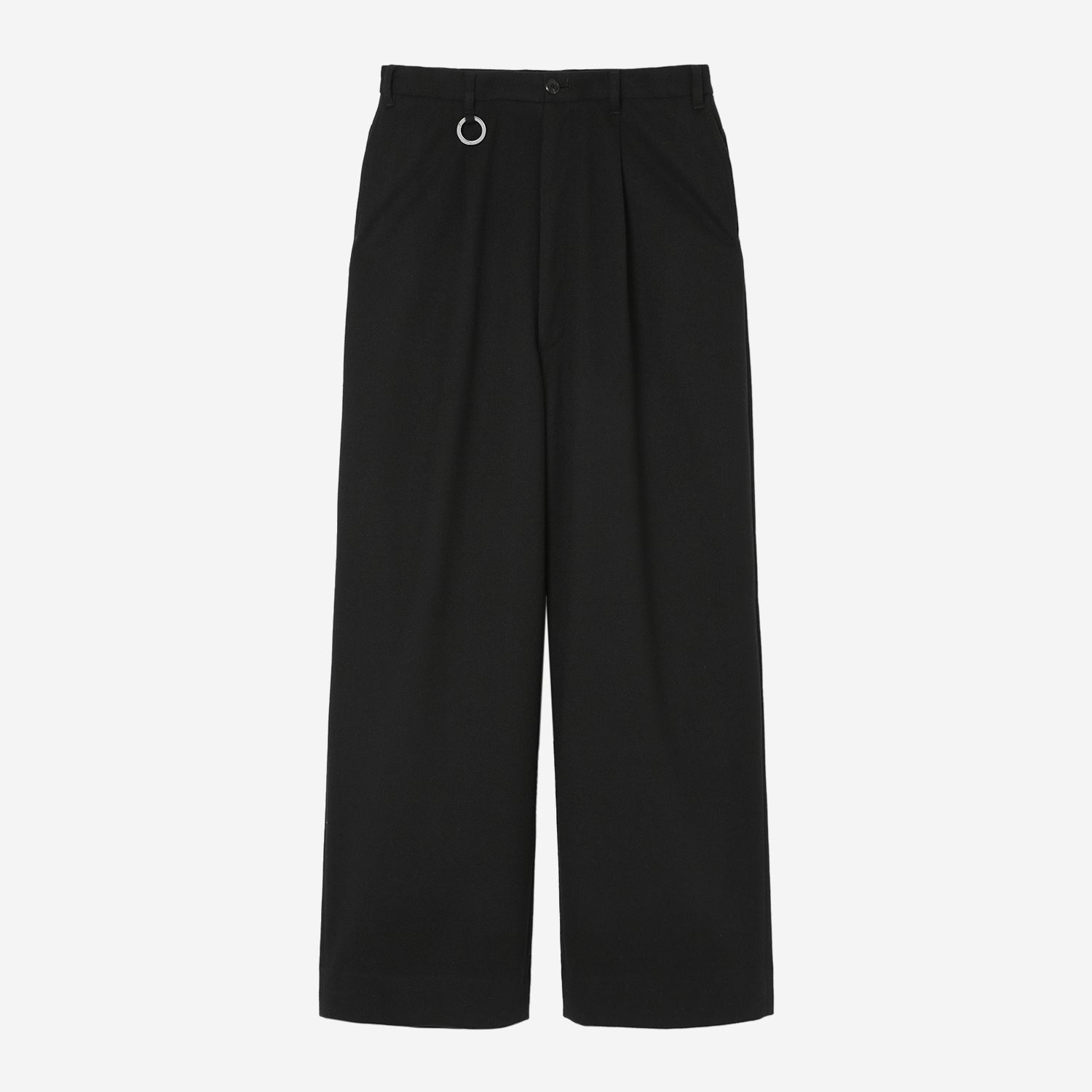 Wide 5pocket Pants / black