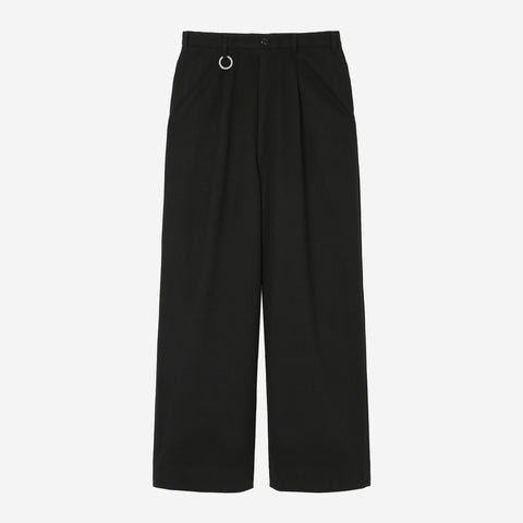 Wide 5pocket Pants / black