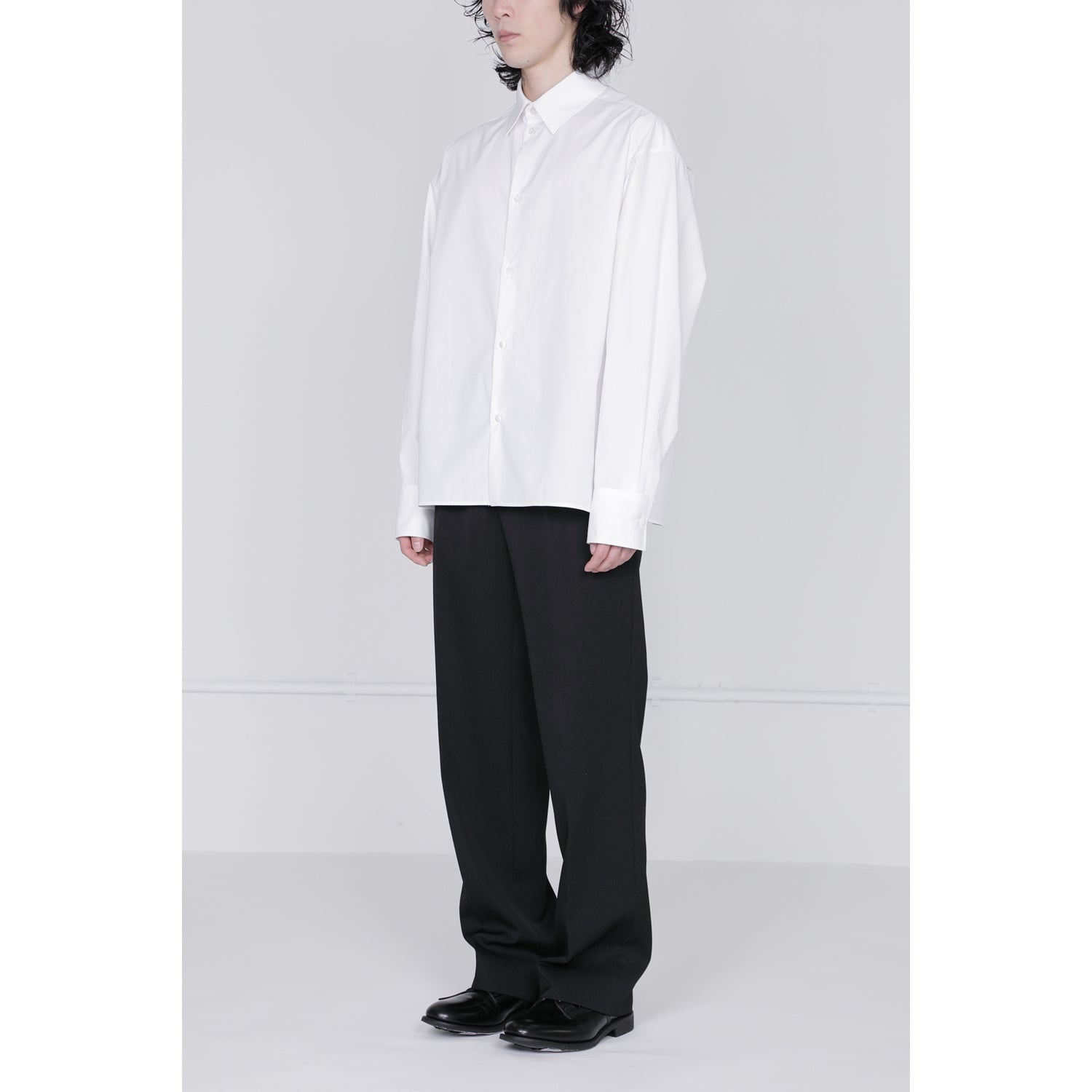 EDWARD / Big Sleeve Shirt / white