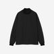 Nylon Mock Neck Tee / black