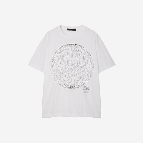 Print Tee - C / Air / white