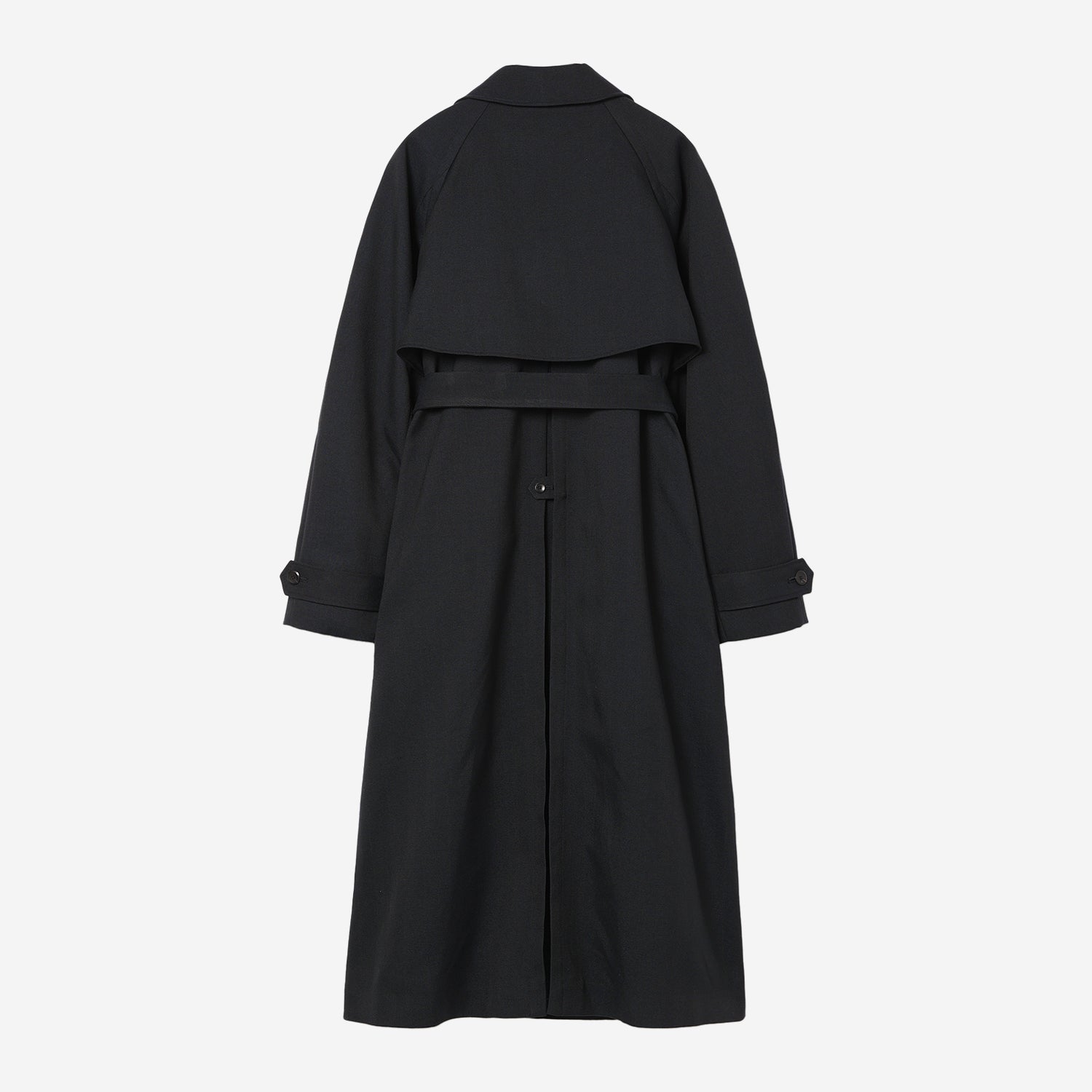 Wide Trench Coat / dark navy