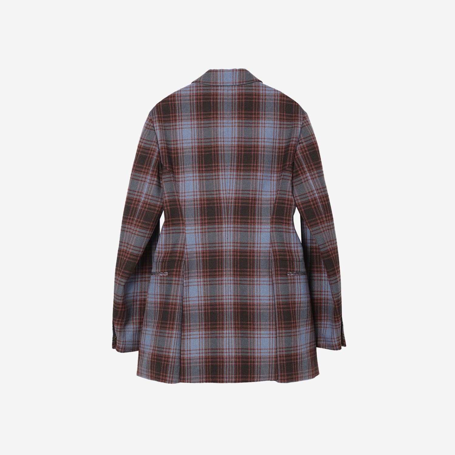 Double Front Vent Jacket / check