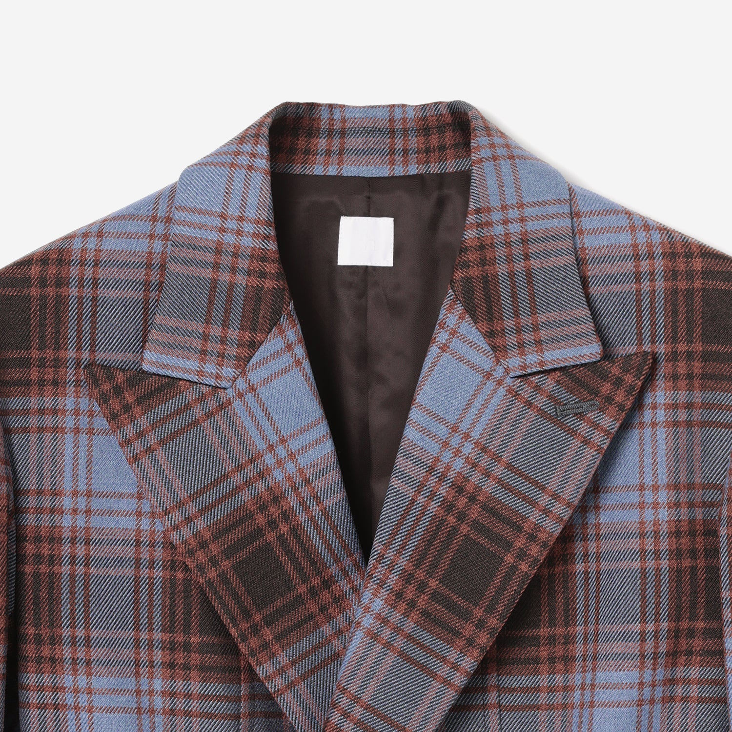 Double Front Vent Jacket / check