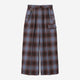 Wide Cargo Pants / check