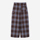 Wide Cargo Pants / check