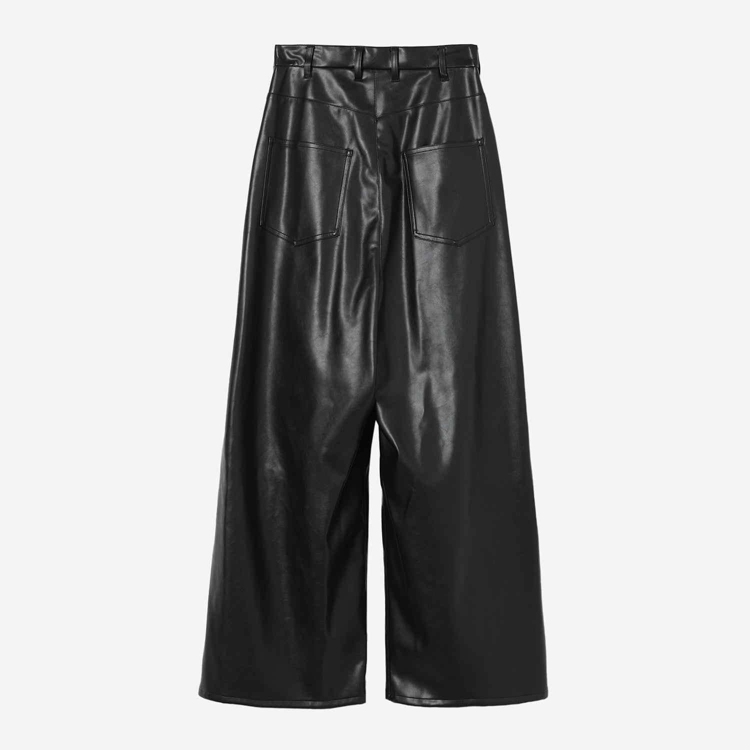 Wide 5pocket Pants / black