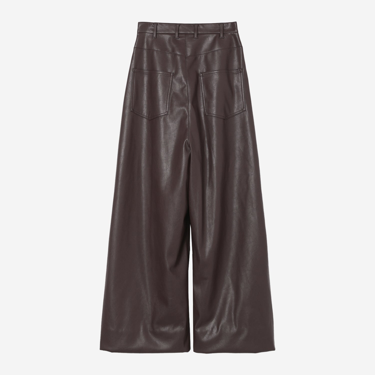 Wide 5pocket Pants / brown