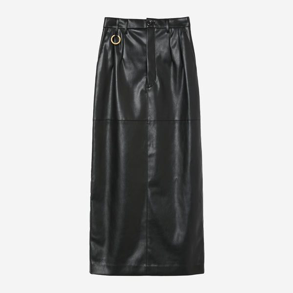 Back Open Skirt / black