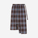 Block Paneled Skirt / check