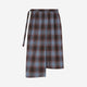 Block Paneled Skirt / check