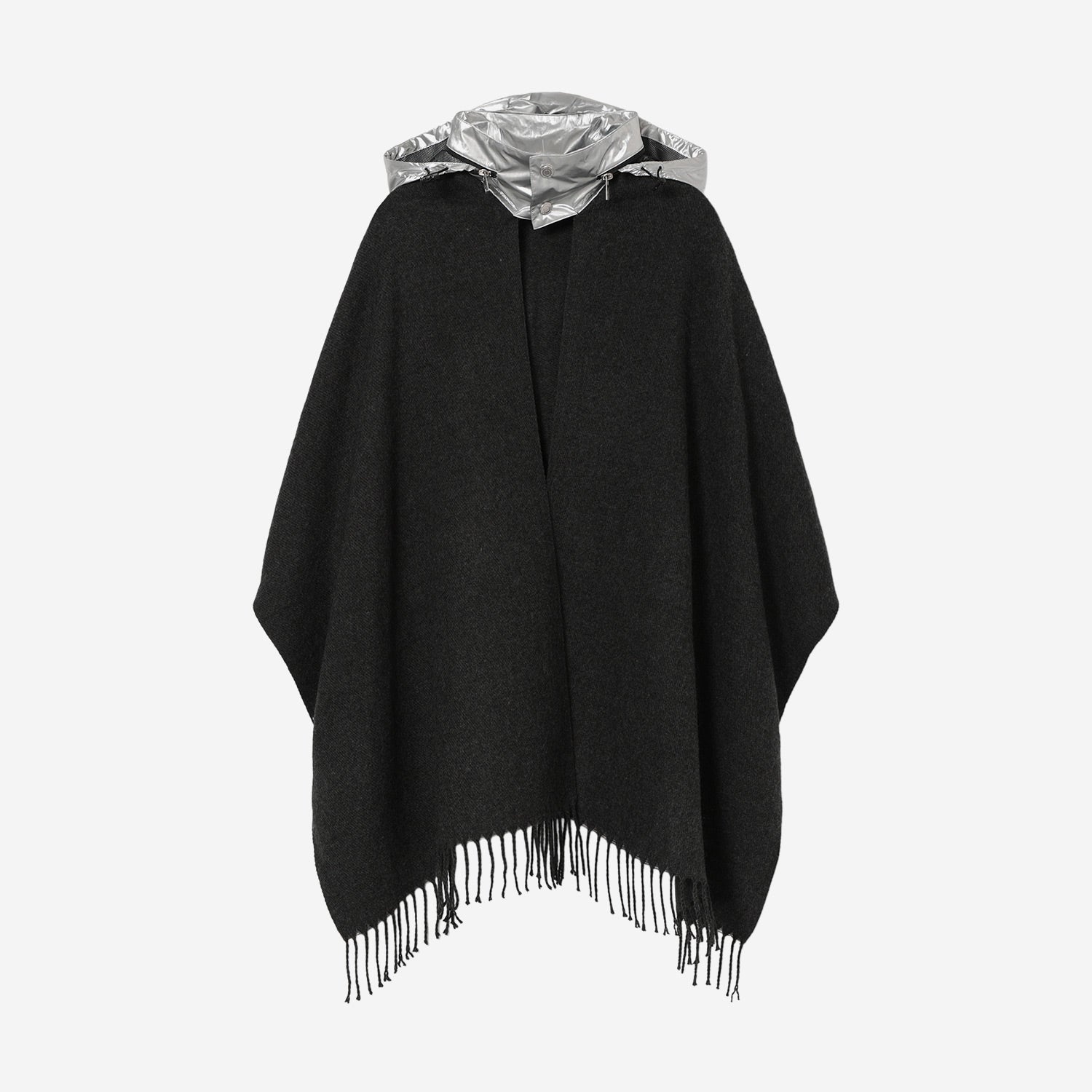 Military Hood Scarf / silver
