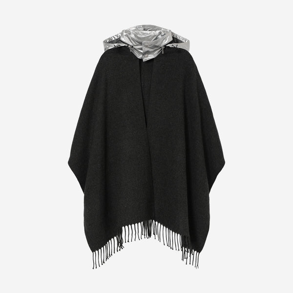 Military Hood Scarf / silver