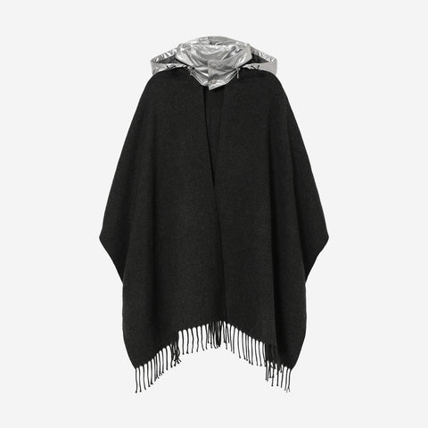 Military Hood Scarf / silver